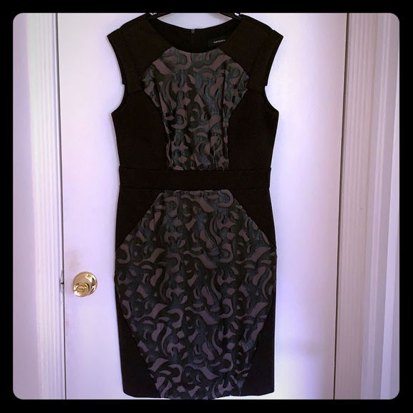 Black Sheath with Leather Overlay - Picture 1 of 4